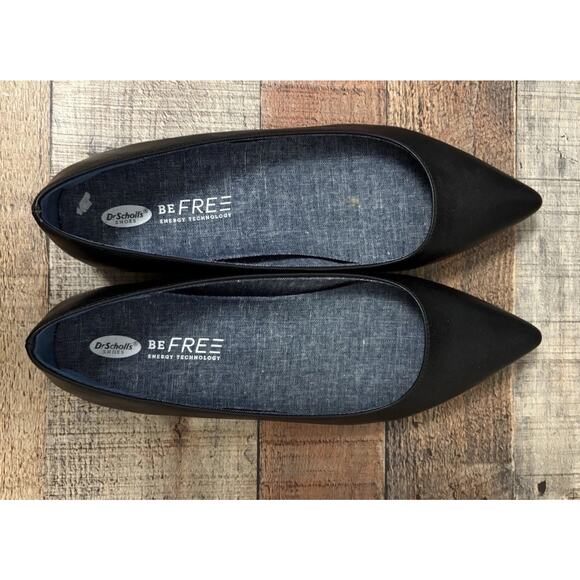 Classic Black Leather Flats - Picture 4 of 10